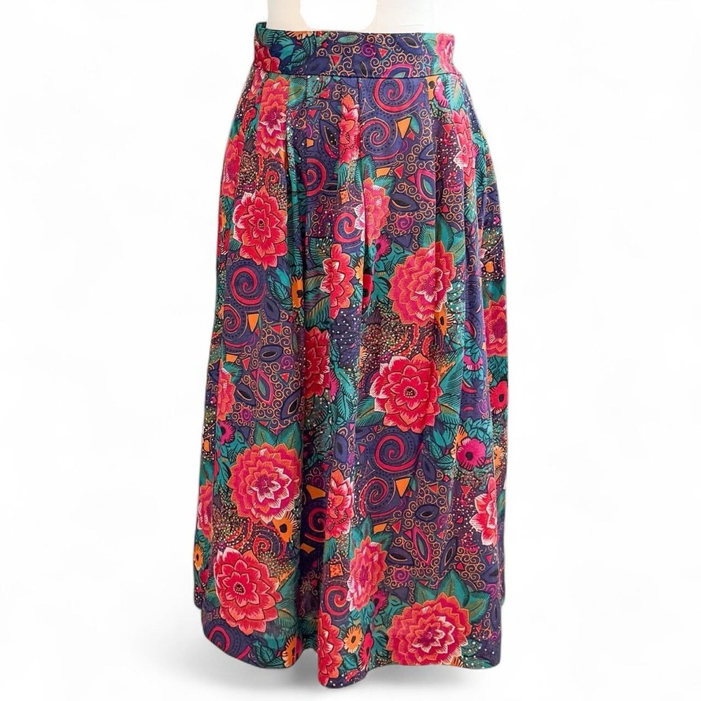 Via Sant Andrea Floral Maxi Skirt - Multicolor